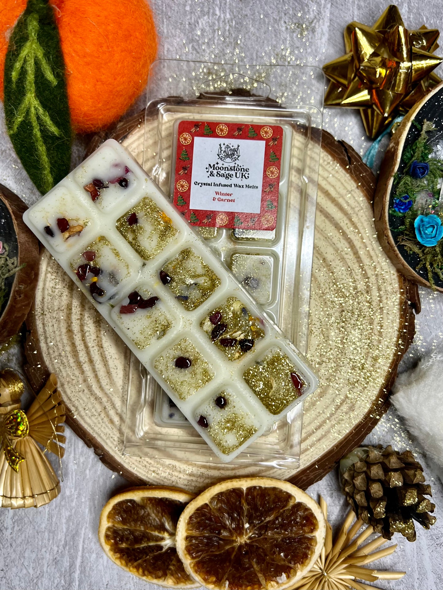 WINTER (white co) Crystal Infused Wax Melt Snap Bar
