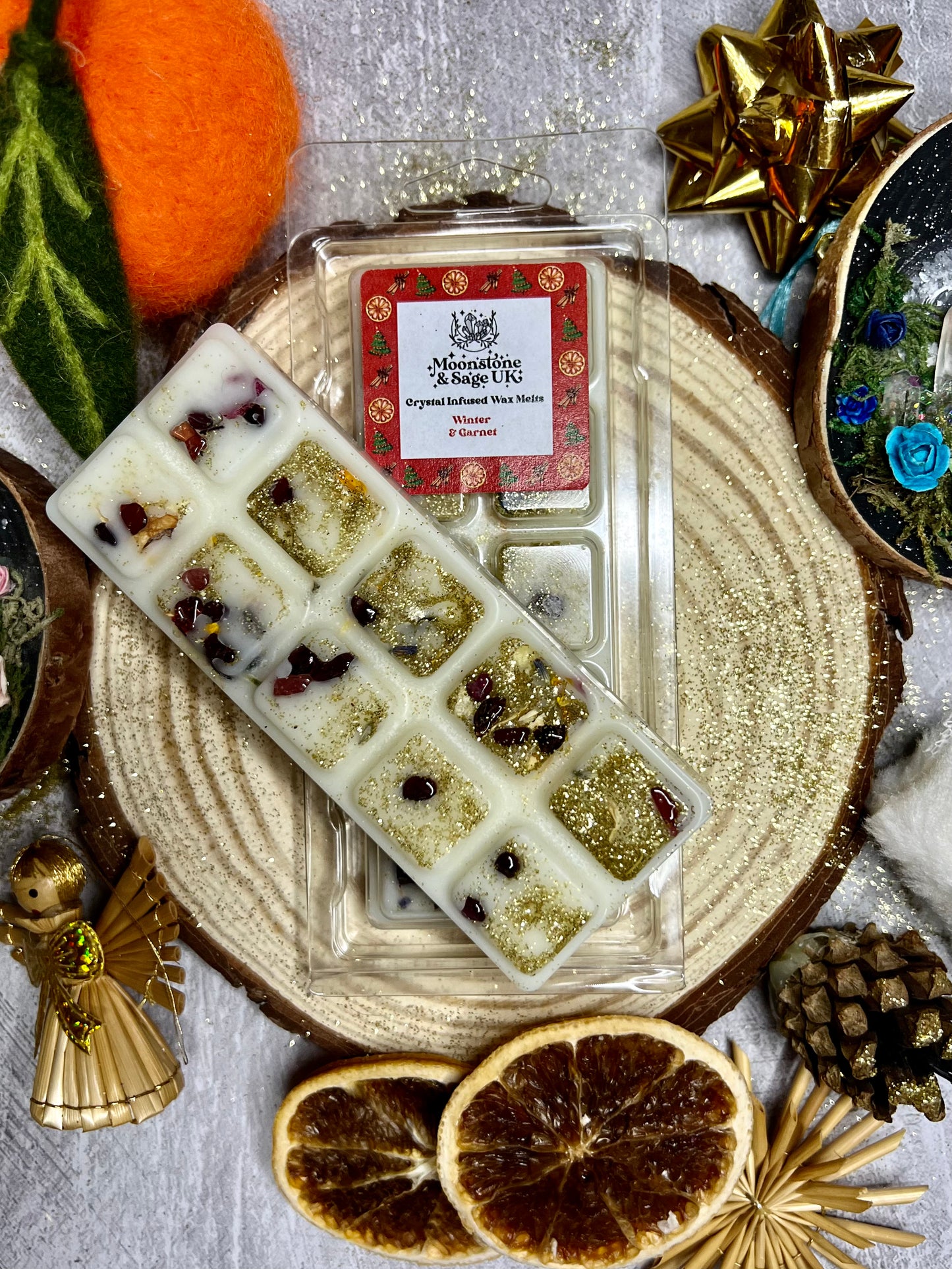 WINTER (white co) Crystal Infused Wax Melt Snap Bar